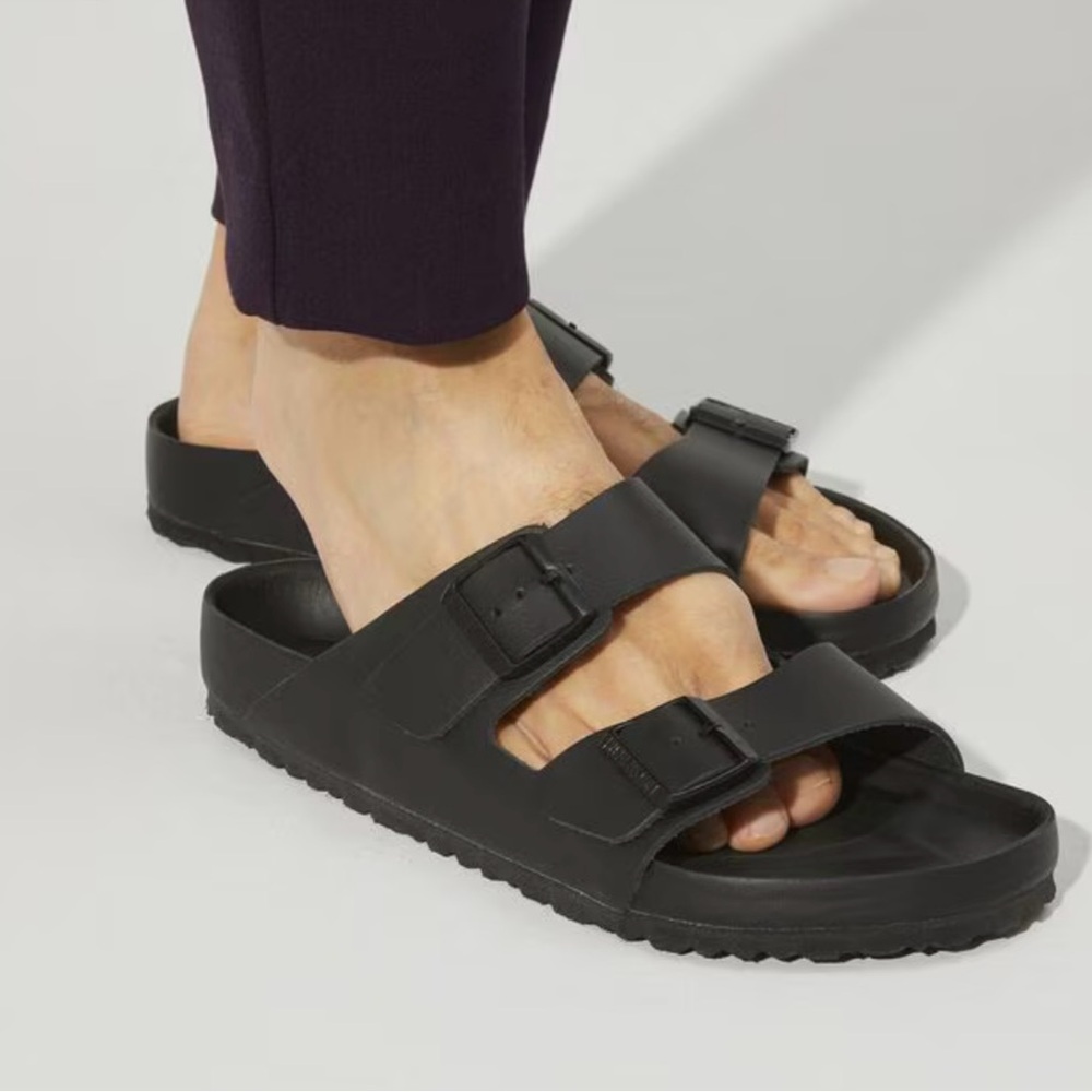Birkenstock Arizona Exquisite Leather Slide Sandals (Unisex)